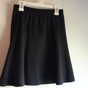 black skirt